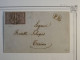 C PARMA ITALIA  BELLE LETTRE RARE SIGNEE DIENA 20 DEC. 1858 A TORINO + PAIRE PARFAITE DE  15C ROSE++AFF. PLAISANT++++ - Parme