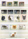 77 Timbres Oblitérés De Chats - Chats Domestiques