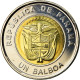 Monnaie, Panama, Journées Mondiales De La Jeunesse, Balboa, 2019, Colorised - Panamá