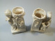 Paire De Petits Vases Porcelaine Allemande Biscuit Enfants William Goebel - Other & Unclassified