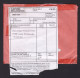 India: Registered Airmail Cover To Russia, 2011, ATM Machine Label, CN22 Customs Declaration Form (damaged) - Covers & Documents