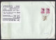 India: Registered Airmail Cover To Netherlands, 2012, 3 Stamps, Gandhi, CN22 Customs Declaration Label (minor Creases) - Briefe U. Dokumente