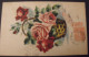 Carte Postale Fleurs + Timbre Pub Publicitaire Semeuse 199. Evian. Publicité Carnet Réclame. - Briefe U. Dokumente