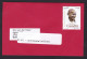 Portugal: Cover To Netherlands, 1 Stamp, Mahatma Gandhi, History (vague Cancel, Ugly Postcode Sorting Label) - Cartas & Documentos