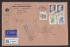 Yugoslavia: Registered Cover To USA, 1976, 5 Stamps, Tito, R-label, Cancel Customs Control? (minor Damage At Back) - Brieven En Documenten