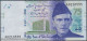 DWN - PAKISTAN 57 - 75 Rupees 2023 UNC Prefix A - DEALERS LOT X 5 - Pakistan