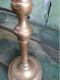 Delcampe - Ancien Bougeoir Bronze XIXème Louis Philippe Candlestick - Candelabri E Candelieri