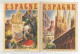 Dépliant Touristique 12 Pages, Espagne, Belles Illustrations, 5 Scans, Frais Fr 1.95 E - Reiseprospekte