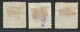 Portugal 1915 "Porteado" Condition Used Mundifil #22,24,26 - Oblitérés