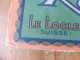 Plaque Publicitaire Recto-verso : BONBONS Surfins  KLAUS  à Le Locle (Suisse) Et Morteau (France)  Dimension 32x 24cm - Placas De Cartón