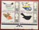 GB 1966 British Birds RARE VARIETY MISSING COLOUR On Robin & Blackbird SG 696-699 MNH** (Oiseaux Rouge-gorge Merle Noir - Nuevos