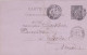 ENTIER POSTAL SAGE CARTE POSTALE De 1890 Cachet Bourbonnes 52 à Isches 88 Vosges - Guillie à Goichon Percepteur Impôts - Cartes Précurseurs