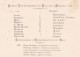 ASSOCIATION ANCIENS ELEVES ECOLE ALSACIENNE - INVITATION POUR LE BAL DU 26 MARS 1887 - 109 RUE NOTRE DAME DES CHAMPS - Sonstige & Ohne Zuordnung