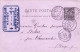 ENTIER POSTAL CARTE POSTALE De 1890 Cachet Journal L'Est Républicain Nancy 54 à Isches 88 - à Goichon Percepteur Impôts - Cartes Précurseurs