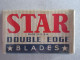 Boite Complète Scellée De 5 Lames De Rasoir STAR DOUBLE EDGE American - Complet Sealed Box Of 5 Rasor Blades - Razor Blades