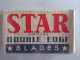 Boite Complète Scellée De 5 Lames De Rasoir STAR DOUBLE EDGE American - Complet Sealed Box Of 5 Rasor Blades - Lamette Da Barba