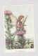 XB2351  ARTIST SIGNED "" THE THISTLE  FAIRY "" BY FAMOUS CECILY MARY BARKER NO PC BACK - Fiabe, Racconti Popolari & Leggende