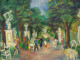 Roland DUBUC : Jardin Des Tuileries, Huile Sur Toile Signée - Huiles