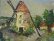 Roland DUBUC : Moulin De La Gironde, Huile Sur Toile Signée - Olieverf