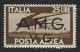 ● ITALIA ● TRIESTE E La VENEZIA GIULIA 1945 / 47 ֍ Posta AEREA ● N. 7 Nuovo ** ● Fil. Ruota ● Cat. 50 € ● N. 1685 B ● - Gebraucht