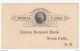 The Western National Bank Preprinted Postal Stationery Postcard Not Posted B210210 - ...-1900