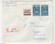Netherlands Europa CEPT 1966 Stamp On Registered Letter Cover Travelled To Yugoslavia B190320 - 1962