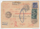Yugoslavia Kingdom SHS 1925 Sprovodni List - Parcel Card Zagreb - Skoplje Bb151211 - Altri & Non Classificati