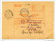 Yugoslavia Kingdom SHS 1924 Sprovodni List - Parcel Card Uzdin - Skoplje Bb151211 - Sonstige & Ohne Zuordnung