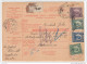 Yugoslavia Kingdom SHS 1924 Sprovodni List - Parcel Card Crno Brdo - Skoplje Bb151211 - Altri & Non Classificati