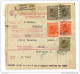 Yugoslavia Kingdom SHS 1928 Sprovodni List - Parcel Card Zagreb - Split Bb151204 - Autres & Non Classés