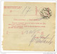 Yugoslavia Kingdom SHS 1928 Sprovodni List - Parcel Card Zagreb - Split Bb151204 - Other & Unclassified