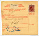 Yugoslavia Kingdom SHS 1928 Sprovodni List - Parcel Card Zagreb - Split Bb151204 - Andere & Zonder Classificatie