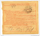 Yugoslavia Kingdom SHS 1928 Sprovodni List - Parcel Card Zagreb - Split Bb151204 - Otros & Sin Clasificación