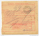 Yugoslavia Kingdom SHS 1928 Sprovodni List - Parcel Card Zagreb - Split Bb151204 - Autres & Non Classés