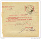 Yugoslavia Kingdom SHS 1928 Sprovodni List - Parcel Card Ljubljana - Split Bb151204 - Autres & Non Classés