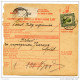 Yugoslavia Kingdom SHS 1928 Sprovodni List - Parcel Card Sibenik - Split Bb151204 - Otros & Sin Clasificación