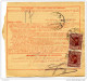 Yugoslavia Kingdom SHS 1928 Sprovodni List - Parcel Card Badljevina - Split Bb151204 - Autres & Non Classés
