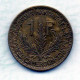 CAMEROUN, 1 Franc, Aluminum-Bronze, Year 1924, KM # 2 - Cameroon