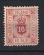 Iceland 1876 Officials 16a MH Sc O7 15543 - Ungebraucht