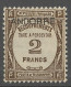 ANDORRE TAXE N° 14 NEUF* TRACE DE CHARNIERE  / Hinge  / MH - Ongebruikt