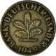 République Fédérale Allemande, 5 Pfennig, 1949, Hambourg, Brass Clad Steel - 5 Pfennig