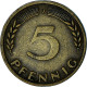 République Fédérale Allemande, 5 Pfennig, 1949, Hambourg, Brass Clad Steel - 5 Pfennig