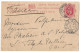 Entier Postaux Britain & Ireland Obliteration Dussex Oliteration St Felix De Pallieres 1911 - Interi Postali