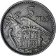 Espagne, Caudillo And Regent, 5 Pesetas, 1957 (74), Cupro-nickel, TTB, KM:786 - 5 Pesetas