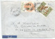 CONGO BELGE 9FR + 15FR VOLLEY BALL LETTRE COVER AVION BUKAVU 1964 TO FRANCE - Covers & Documents