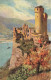 ARTS - Peintures Et Tableaux - Ruines D'un Château - Carte Postale Ancienne - Peintures & Tableaux