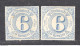 GRX1283  -  Allemagne  -  Tour Et Taxis  :  Mi  53  *   Bleu Clair Et Bleu Foncé - Mint