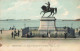 FRANCE - Cherbourg - La Statue De Napoléon Premier Et La Rade - Animé - Colorisé - Carte Postale Ancienne - Cherbourg