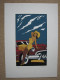 BERTHET - SERIGRAPHIE COULEURS "PIN-UP & CARS" - FEST. BD AUTOWORLD BRUXELLES - Sérigraphies & Lithographies