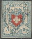 Timbre De 1851 ( Rayon I N° 17II ) - 1843-1852 Kantonalmarken Und Bundesmarken